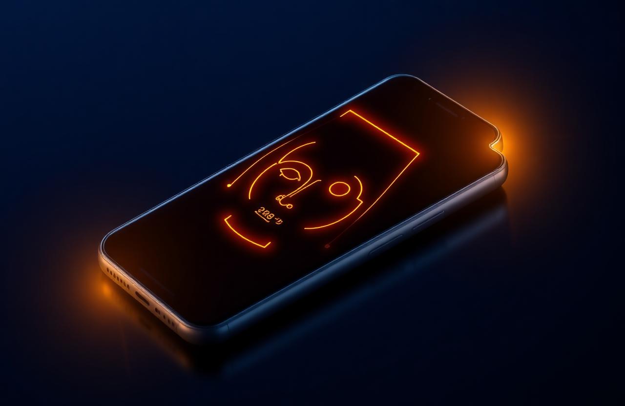Facial liveness check on a smartphone